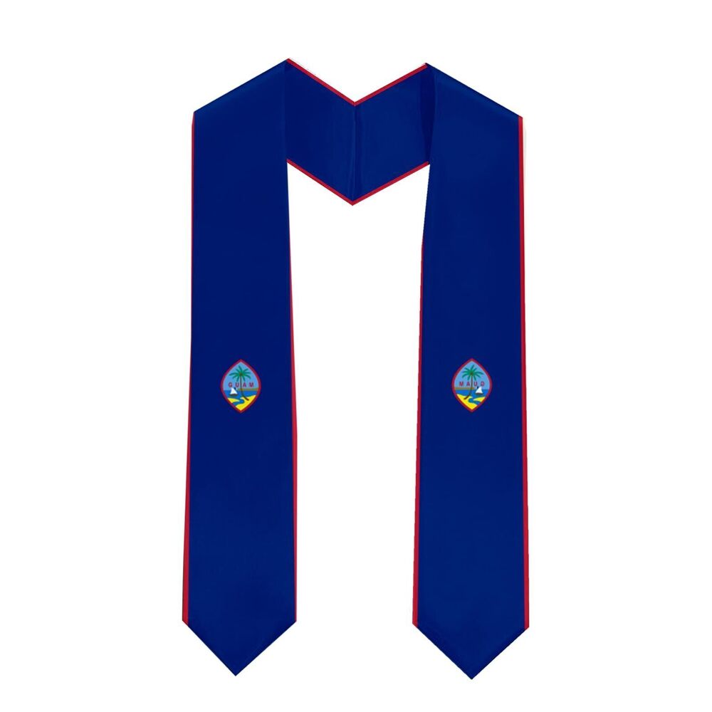 8114 Class of 2025 Guam Flag Graduation Stole Celebrate Your Academic